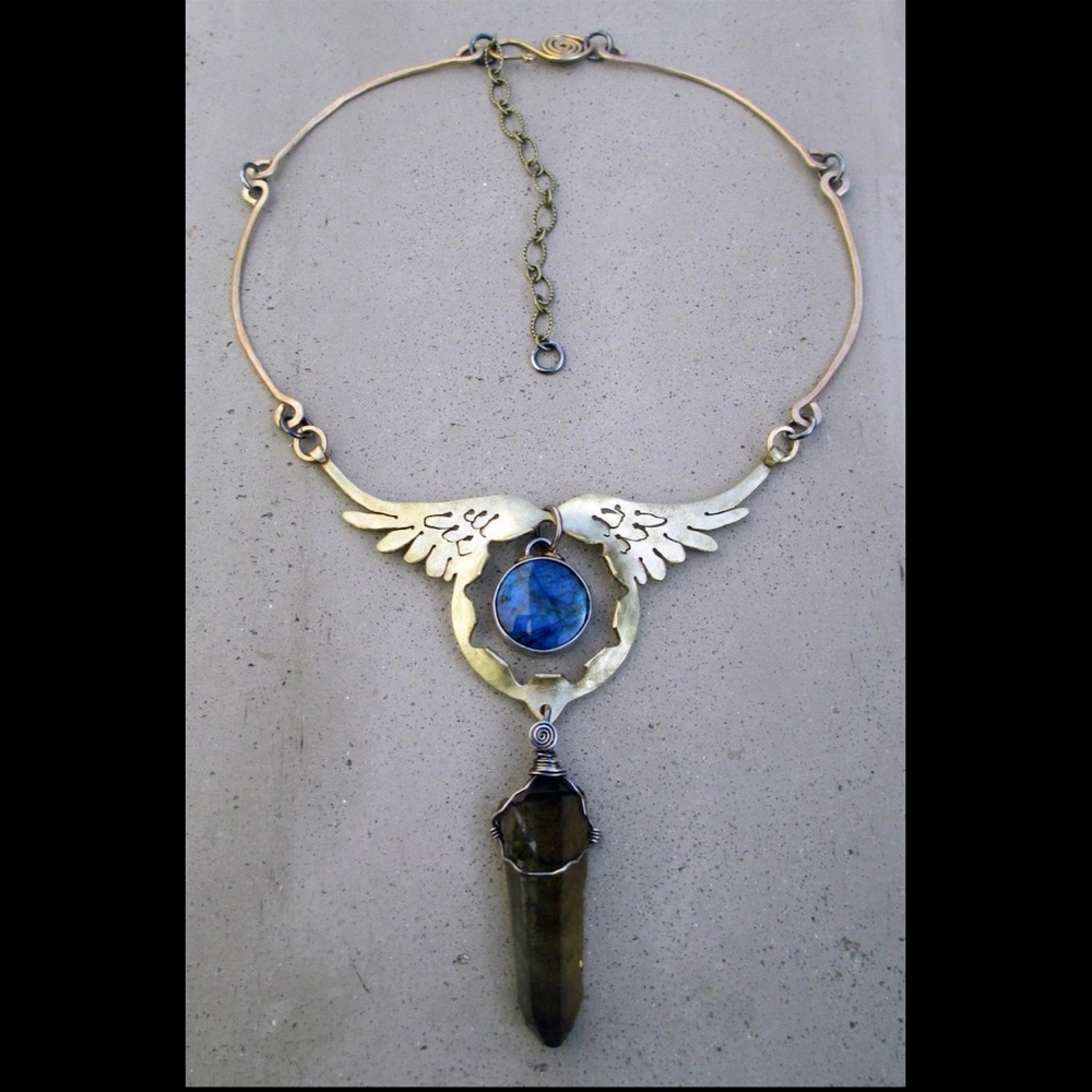 Angel wings necklace